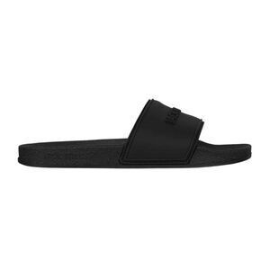 Jack Wills Womens/Ladies Logo Padded Flat Sliders / Black